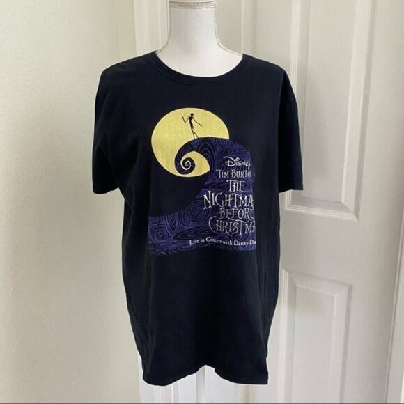 Disney Tim Burton The Nightmare Before Christmas Concert T-Shirt Sz Large - Picture 3 of 8